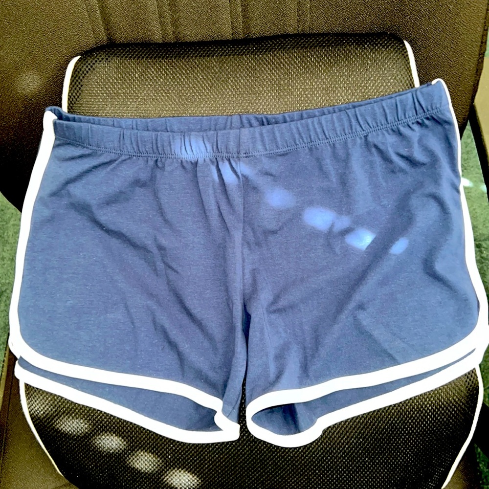 Forever 21 blue pull on athletic shorts in Large